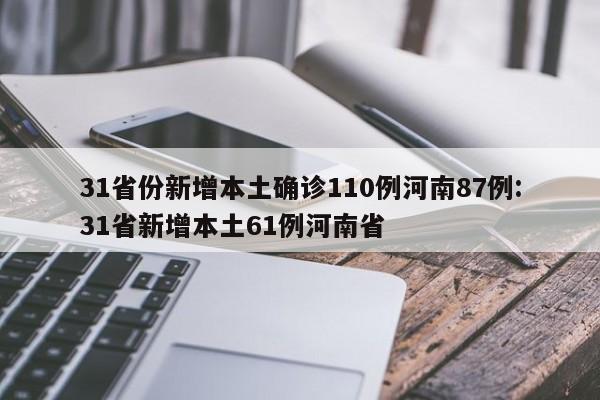 31省份新增本土确诊110例河南87例:31省新增本土61例河南省